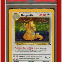 Fossil 4 Dragonite Holo PSA 6